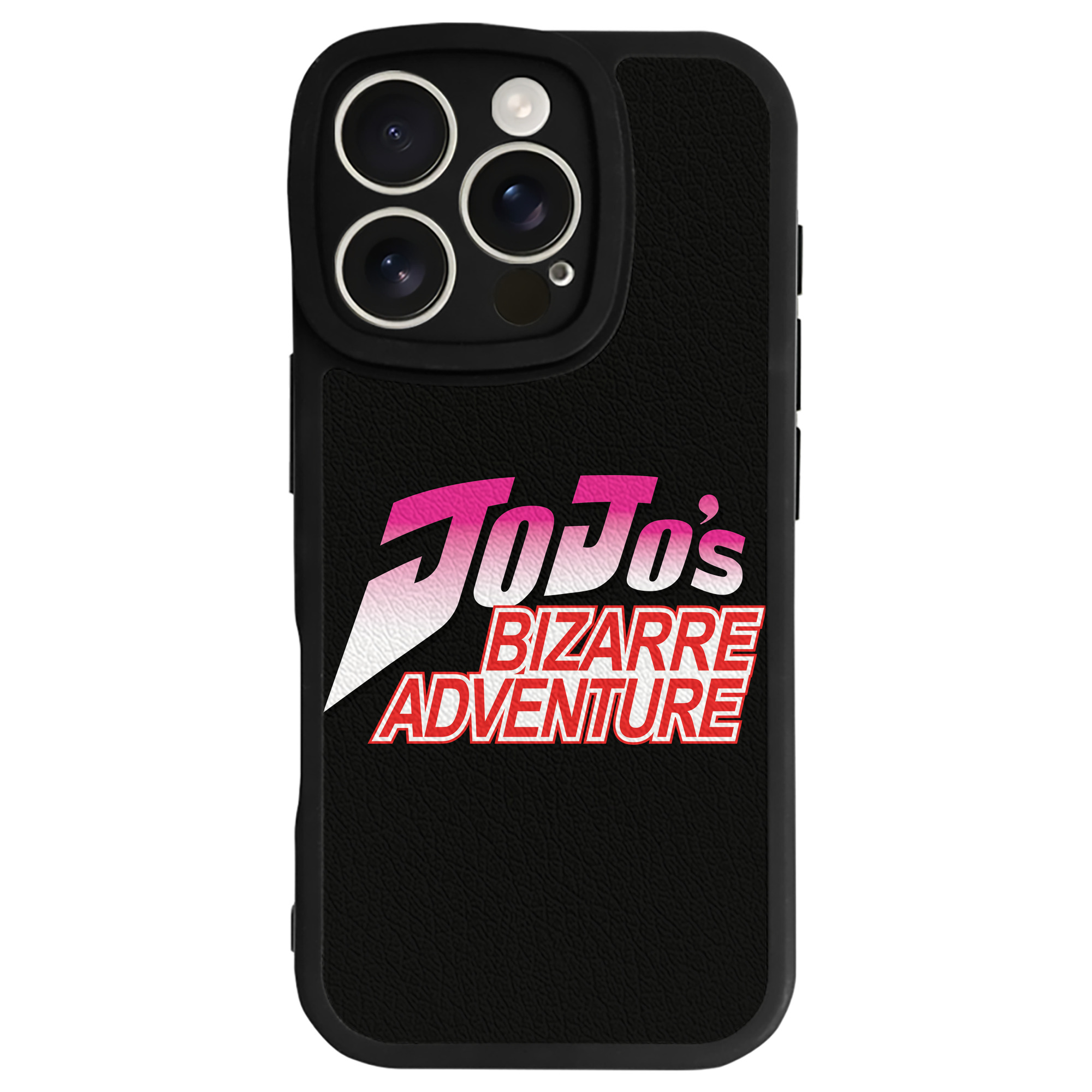 （画像用） ジョジョの奇妙な冒険 JoJo's Bizarre Adventure 【iPhone 16シリーズ対応】シリコンスマホケース（レザー調） 材質：シリコン